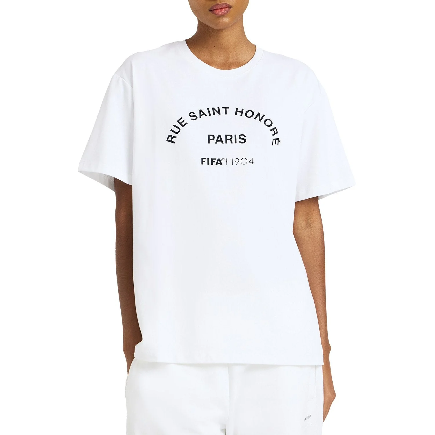 FIFA 1904 Arch Graphic White T-Shirt - Unisex - Image 2