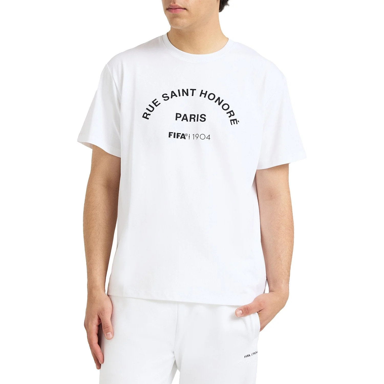 FIFA 1904 Arch Graphic White T-Shirt - Unisex - Image 3